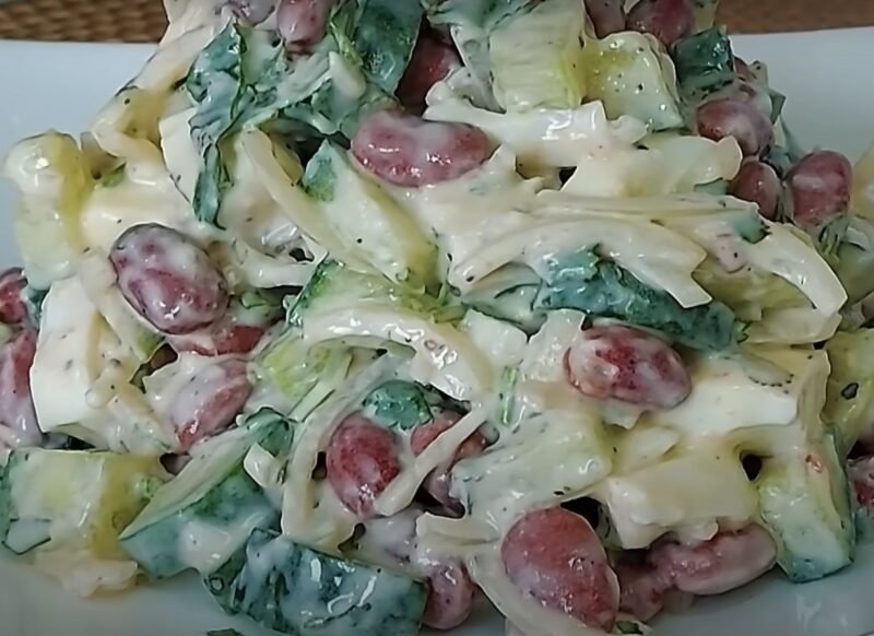 Nuostabios pupelių salotos per 3 minutes — tik 4 pagrindiniai ingredientai