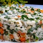 Netikėtas „jūrinis“ salotų variantas su heku