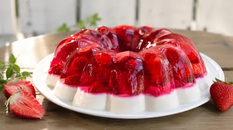 Varškės ir želė tortas su braškėmis be kepimo — paprastas žingsnis po žingsnio vasaros desertas
