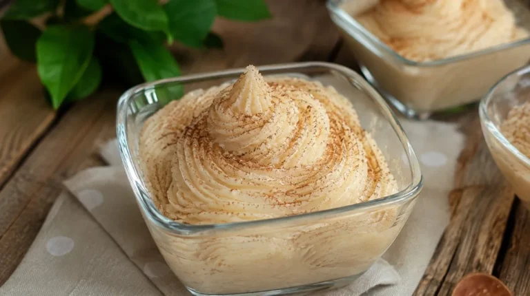 Rudens obuolinis desertas per 5 minutes: trinu obuolius blenderiu ir sumaišau su grietinėle