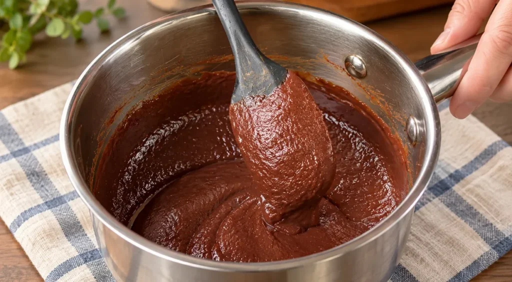 Natūrali šokoladinė obuolių pasta be krakmolo — naminė alternatyva vaikams