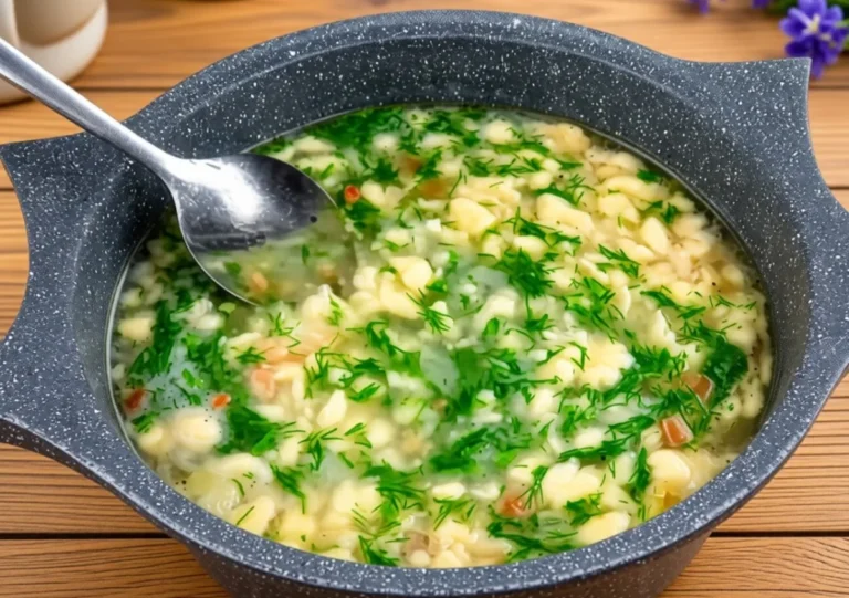 Sriuba su tešlos kukuliukais kaip pas močiutę — vaikystės aromatas. Gaminame per 15 minučių