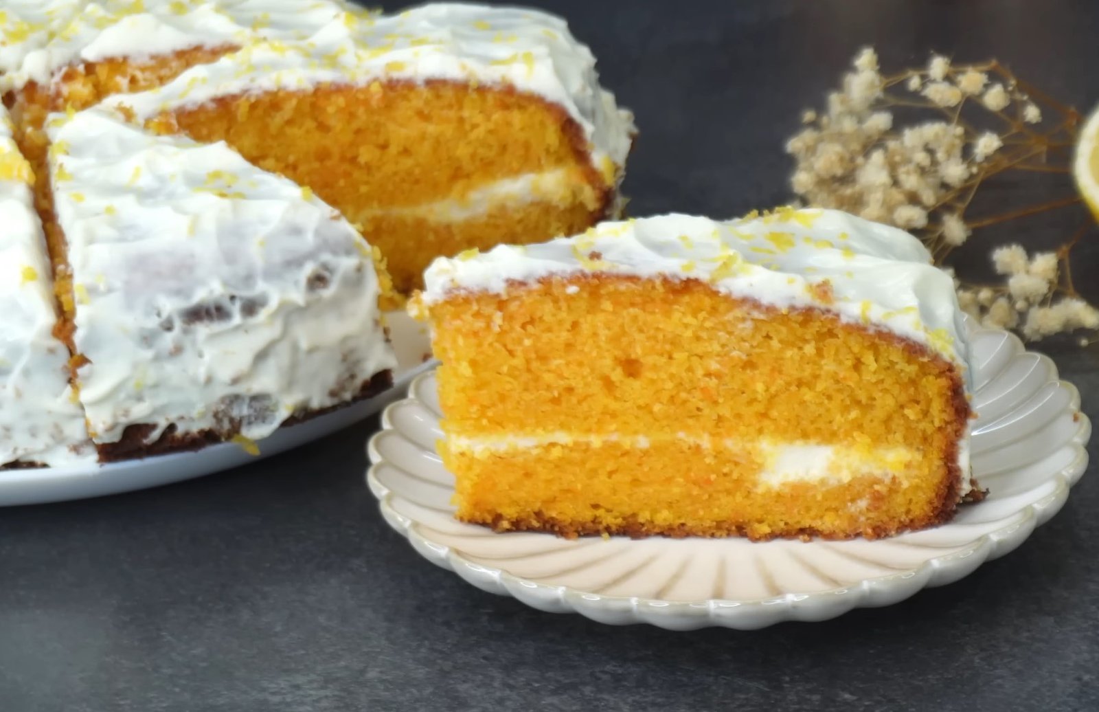 Itališkas morkų tortas — sultingas, nereikia mirkyti