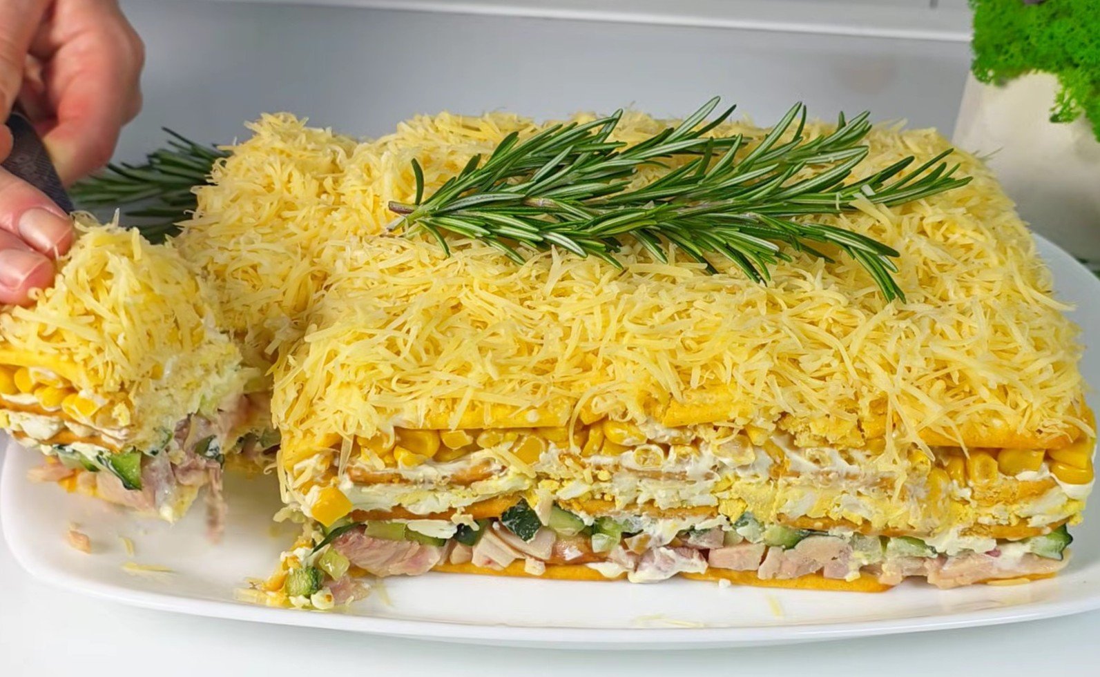 Užkandinis tortas „Sniego sluoksniai“ – puikus derinys šventiniam stalui