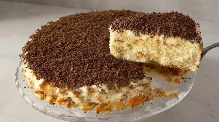 Nekeptas vaikystės tortas su grietine, kondensuotu pienu ir sausainiais „žuvelės“ — stingsta per 2 val.