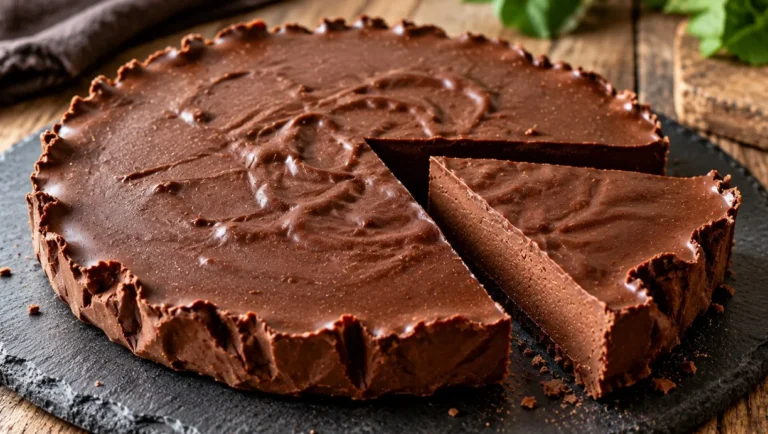 Portugalietiškas šokoladinis tortas be miltų, be kiaušinių ir be kepimo — musas iš 2 ingredientų