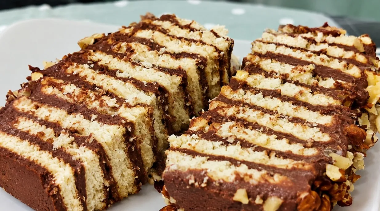 Vos 180 g sausainių ir 2 kiaušiniai — greitas, puošnus šokoladinis tortas namų susibūrimams