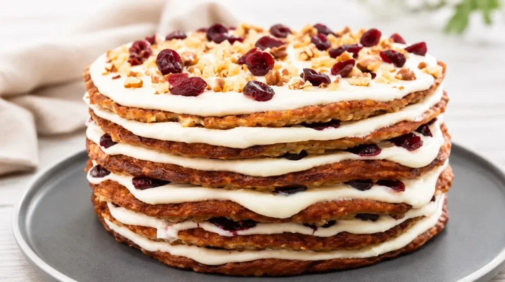 Minkštas obuolių ir avižų tortas keptuvėje — be kvietinių miltų
